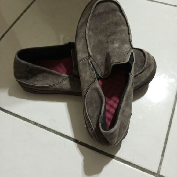 Simple men slip on gray loafer 10 1/2 main image 5